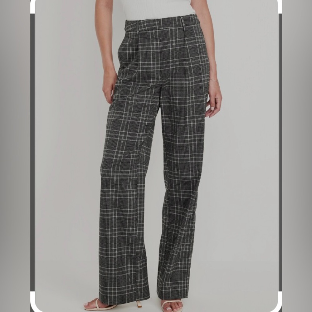 Women's Gray Plaid Pants